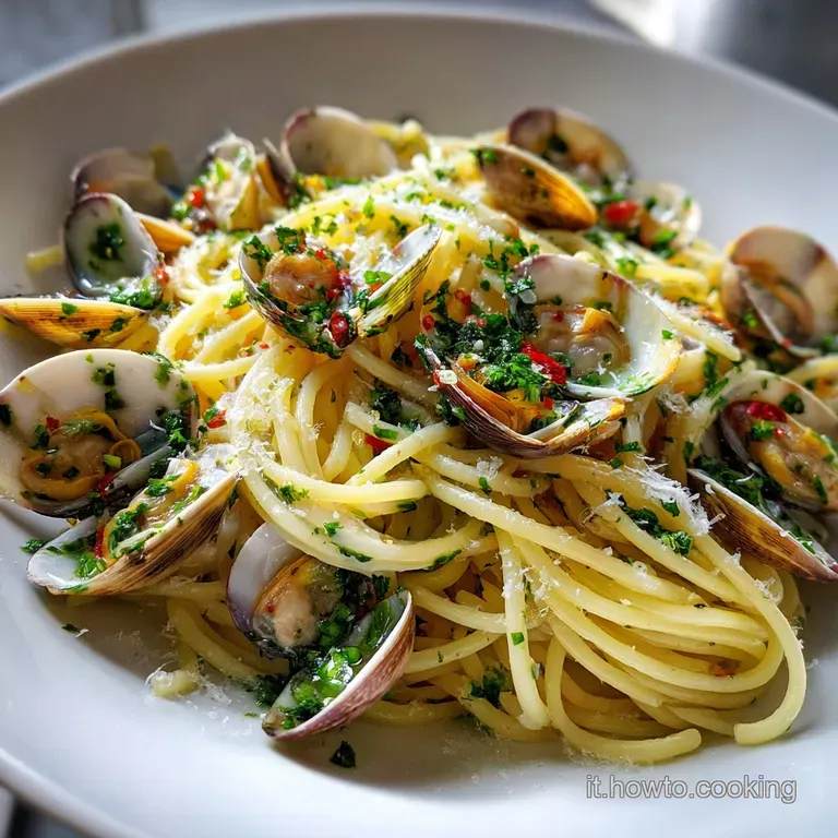 Pasta con Vongole Veraci: Crema Setosa