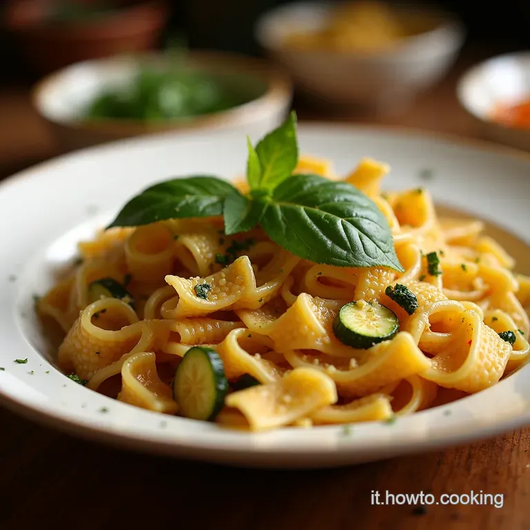 Pasta E Zucchine One Pot La Ricetta Salva Cena presentation