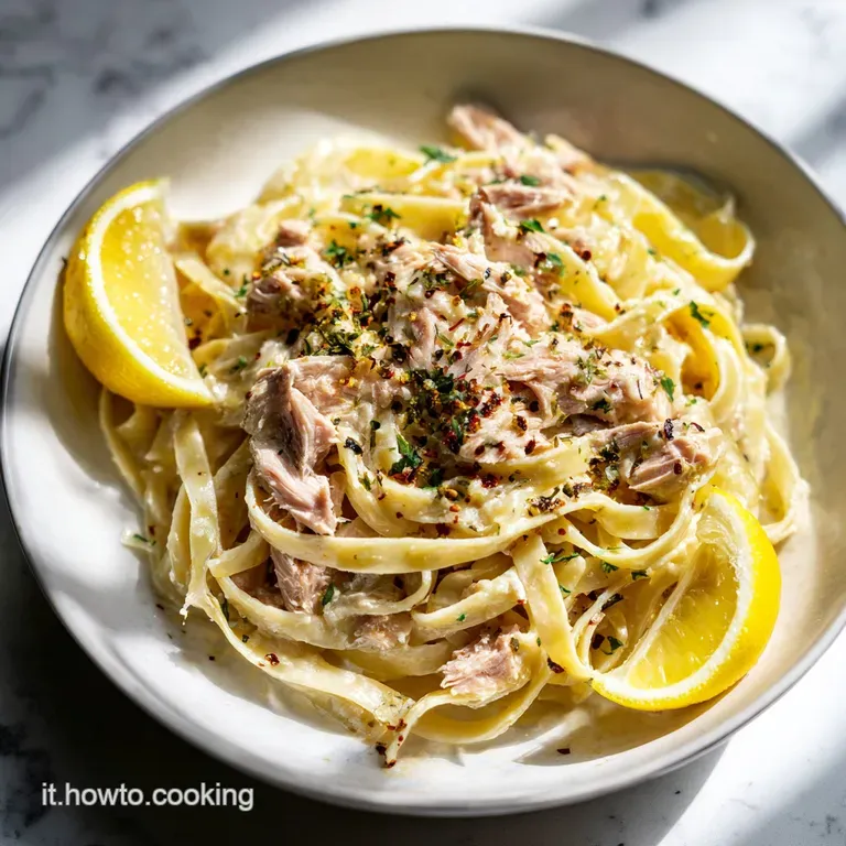 Pasta Fredda Tonno e Limone Veloce