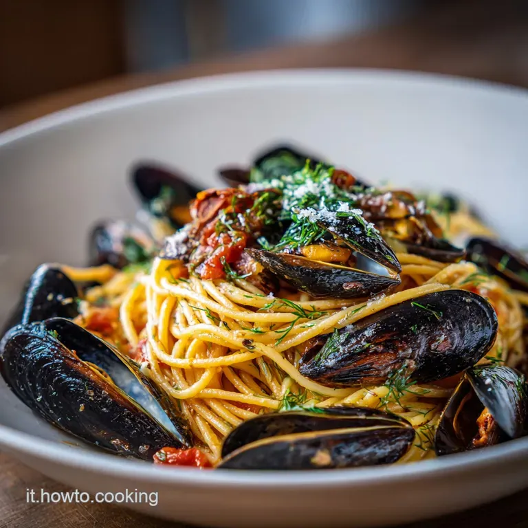 Pasta con Patate e Cozze Cremosa
