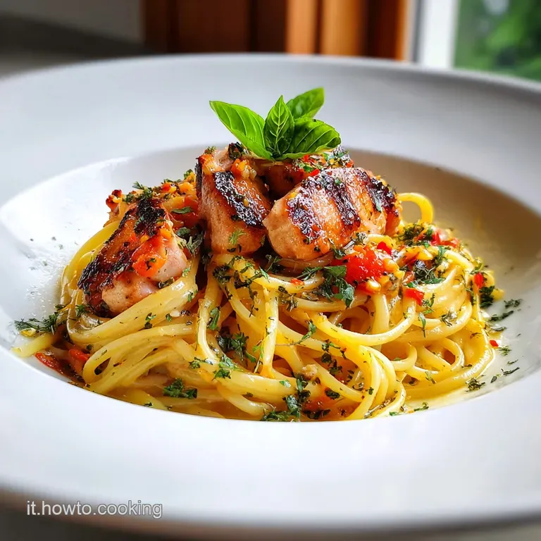 Pasta con il Pesce Spada Pomodorini