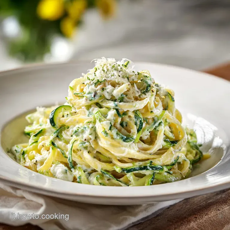 Pasta Zucchine e Ricotta Cremosa
