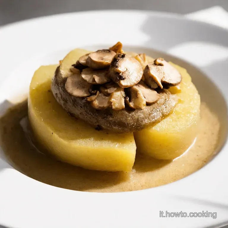 Patate Ripiene ai Funghi Trifolati