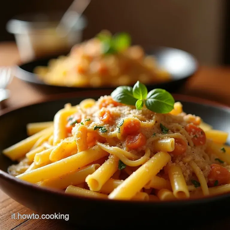 Penne Al Baffo Ricetta Tradizionale presentation