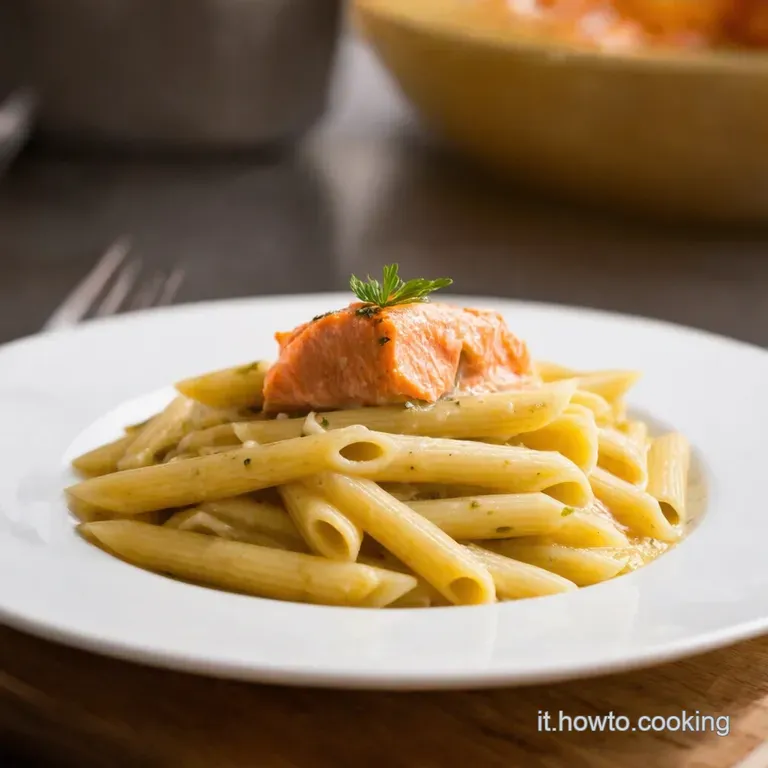 Penne Panna E Salmone Un Classico Indimenticabile presentation