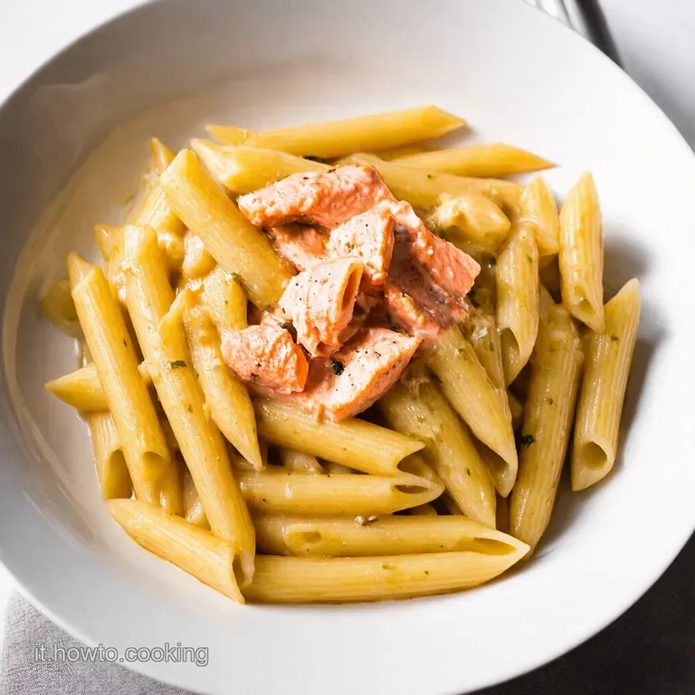Penne Salmone e Panna Un Classico Italiano che Conquista il Palato