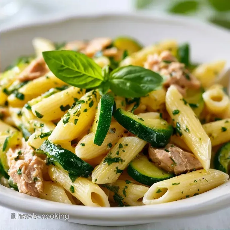 Penne Zucchine e Tonno in 25 Minuti