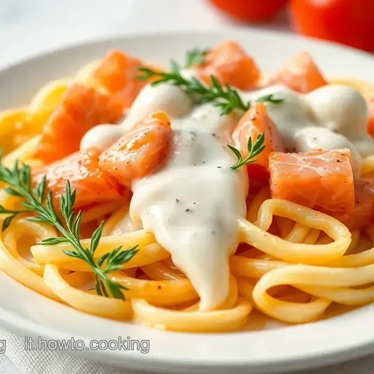Pennette al Salmone e Panna