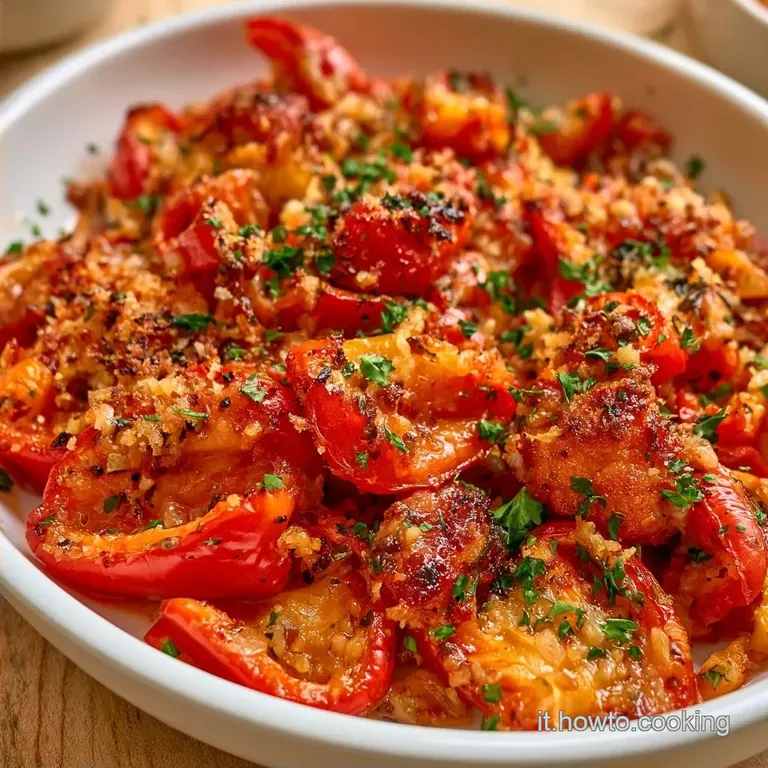 Peperoni Ripieni Alla Siciliana con Mollica