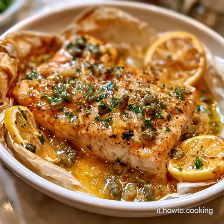 Pesce Spada al Cartoccio con Limone