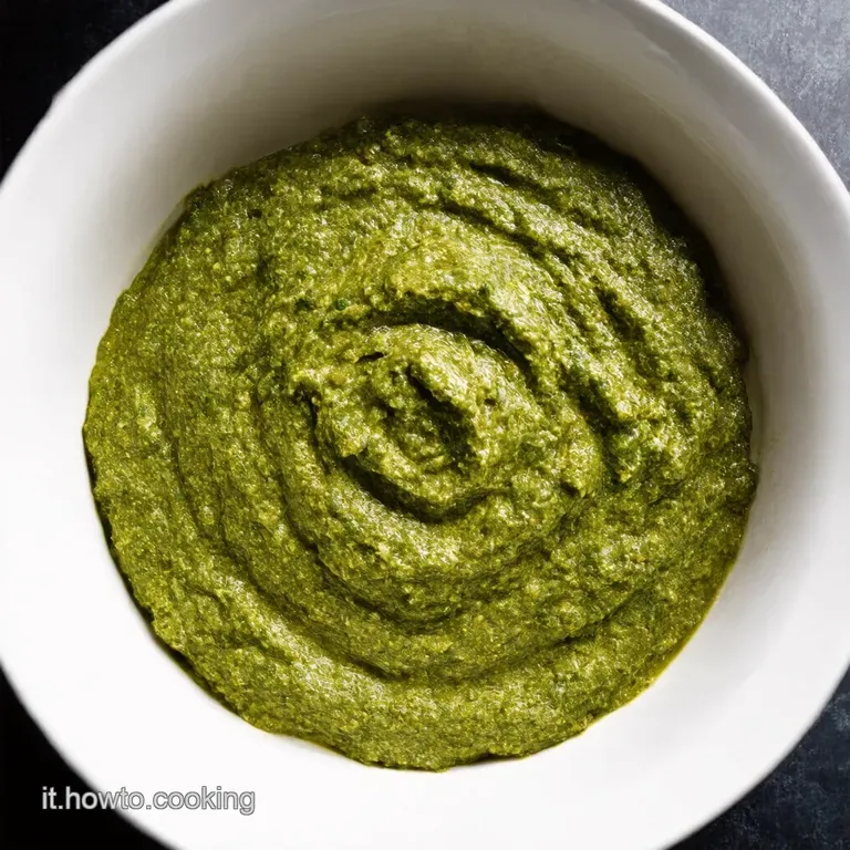 Pesto alla Siciliana Un Sogno di Mandorle e Pomodori