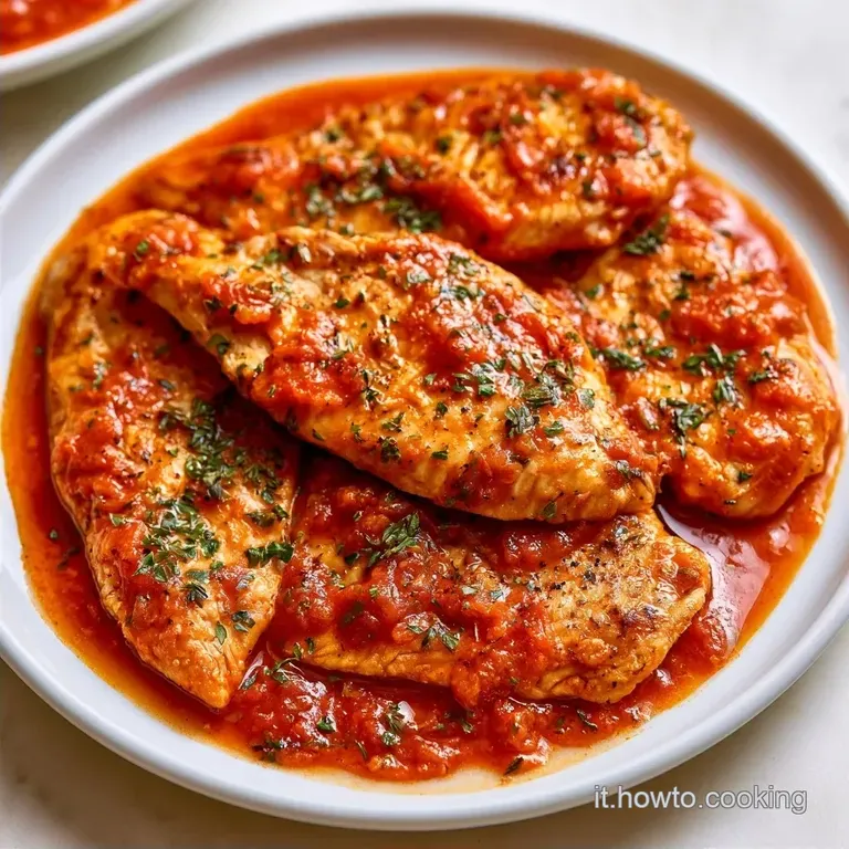 Petto Di Pollo Alla Pizzaiola Light in 35 Minuti