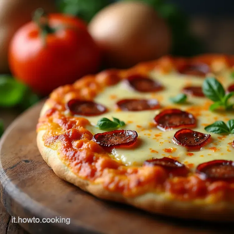 Pizza Autunnale Zucca Salsiccia E Taleggio presentation