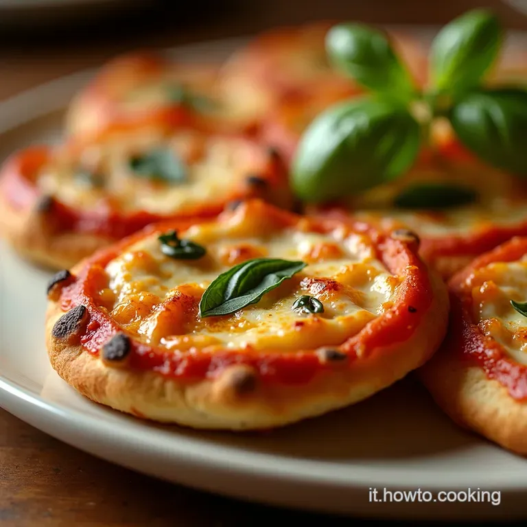 Pizzette Da Buffet Un Classico Italiano Fatto in Casa presentation