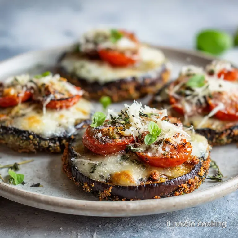 Pizzette di Melanzane: Base Croccante e Filante