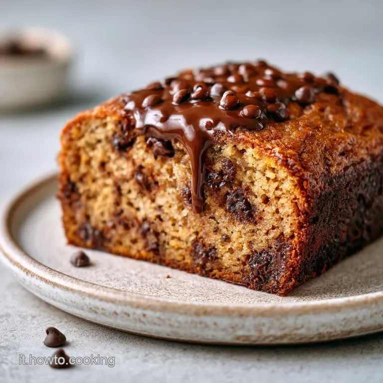 Plumcake Banana e Cioccolato: Soffice