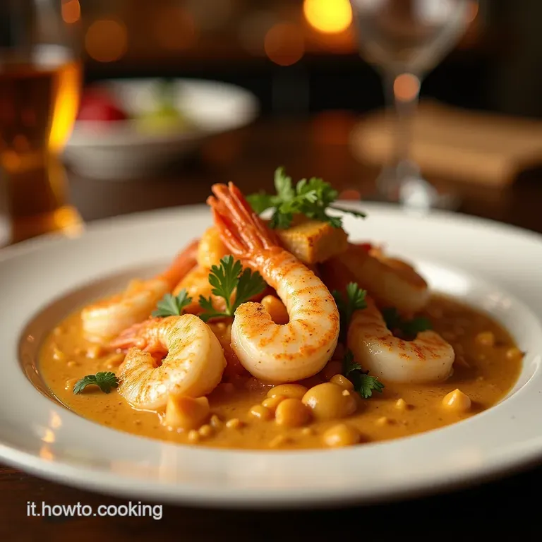 Pollo Scampi Cremoso Il Piatto Comfort Che Fa Innamorare Stile Ristorante Italianoamericano presentation