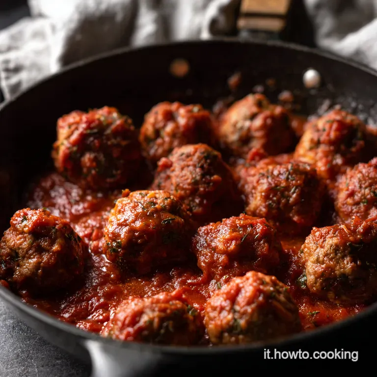 Polpette Al Sugo Della Nonna presentation