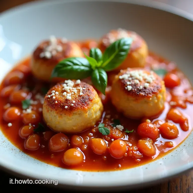 Le Vere Polpette della Nonna Morbidezza Garantita nel Classico Sugo di Pomodoro