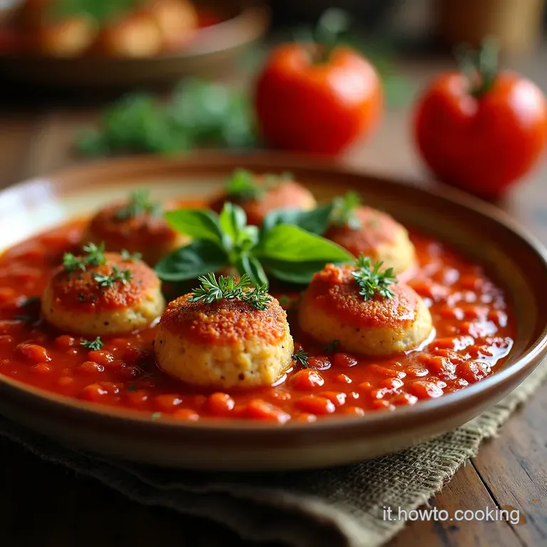 Polpette Di Lenticchie Rustiche Al Sugo Di Pomodoro Fresco La Tradizione Rivisitata presentation