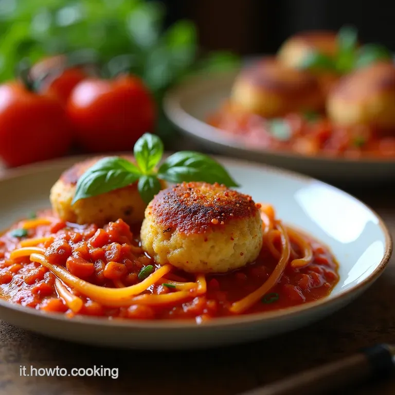 Polpette di Lenticchie Rustiche al Sugo di Pomodoro Fresco La Tradizione Rivisitata