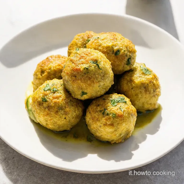 Polpette di Pollo Zucchine e Provola