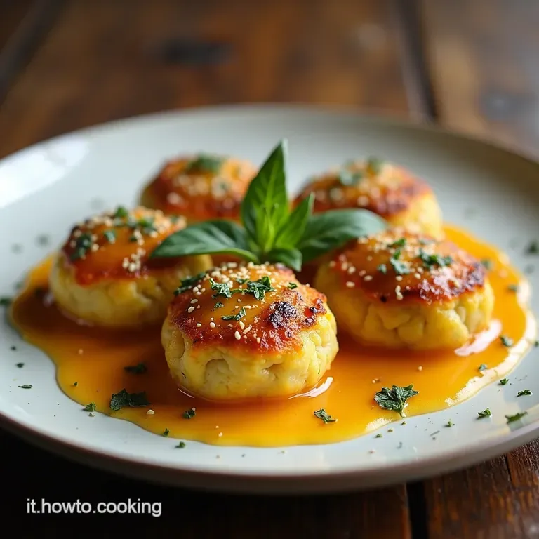 Polpette di Zucca Dorate al Profumo di Salvia e Parmigiano