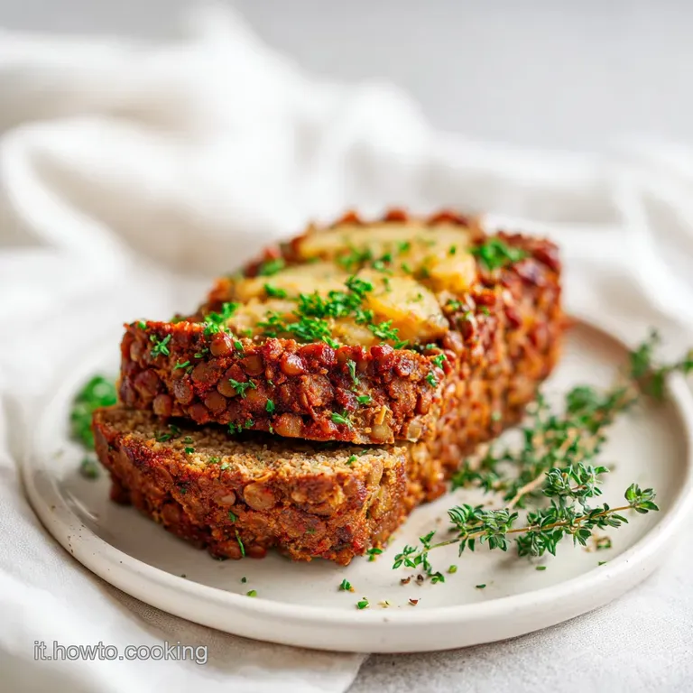 Ricetta Polpettone di Lenticchie con Patate