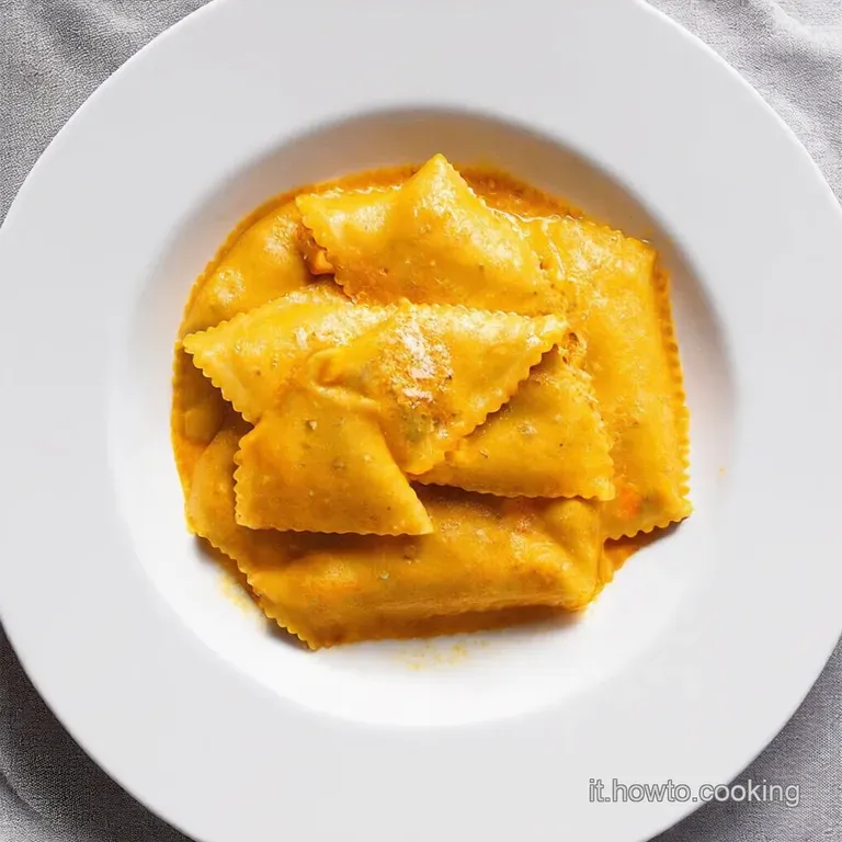 Ravioli di Zucca al Burro e Salvia