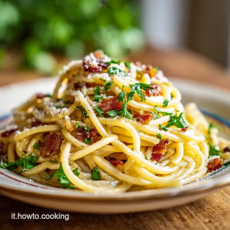 Ricetta Pasta Alla Carbonara Cremosa e Tradizionale