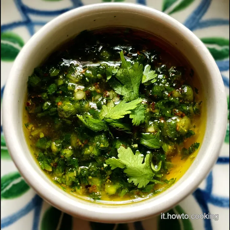 Emerald salsa verde spooned over grilled fish, pops of bright green parsley. A rustic, yet elegant Mediterranean dish.