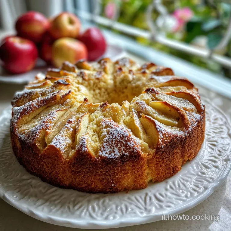 Ricetta Semplice Dolce con Yogurt e Mele