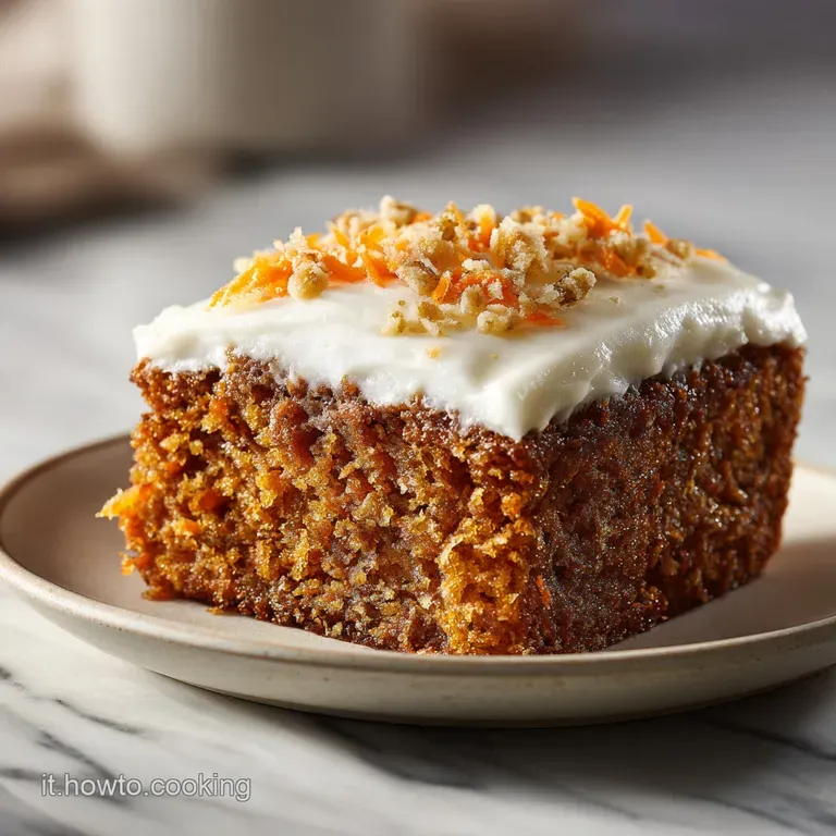 Ricetta Torta di Carote Soffice e Profumata