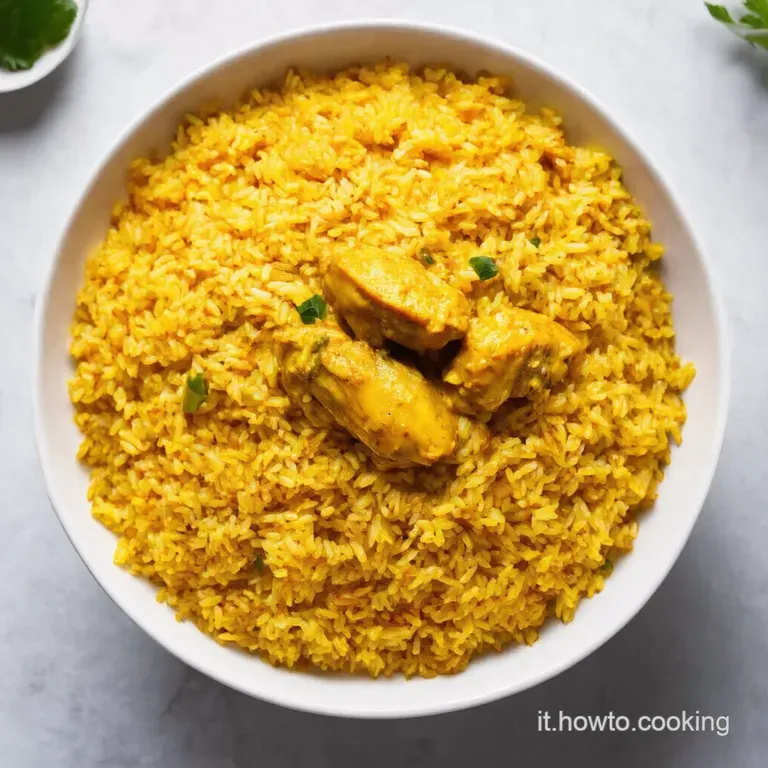 Riso Basmati Profumato con Pollo al Curry