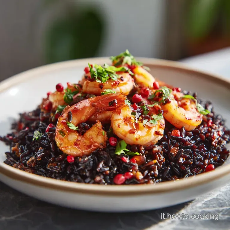 Ricetta Riso Venere e Gamberetti Profumato al Lime