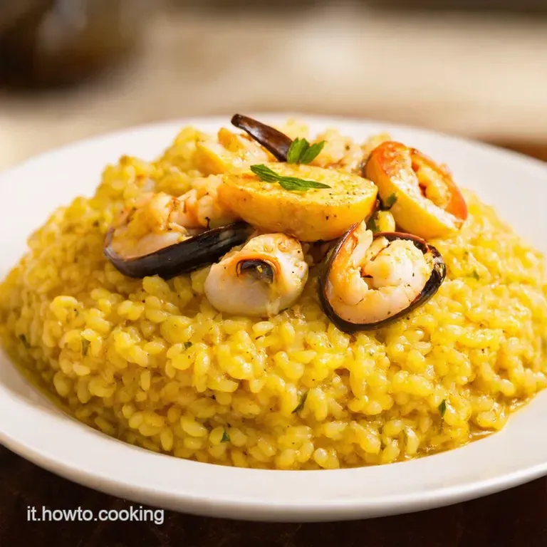Risotto Ai Frutti Di Mare presentation