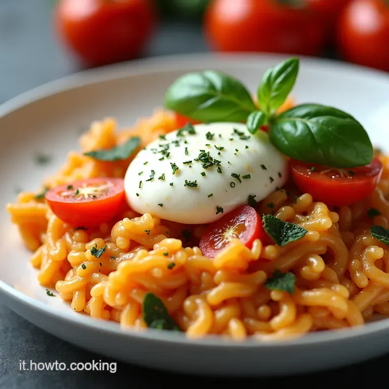 Risotto al Pomodoro Basilico e Burrata