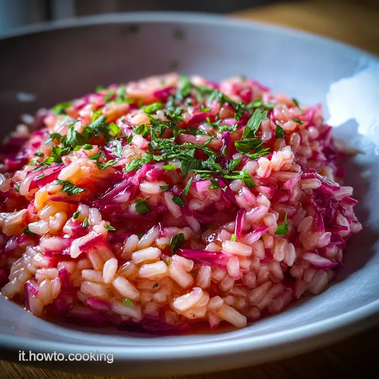 Risotto al Radicchio: Tecnica per la Cremosit&agrave;