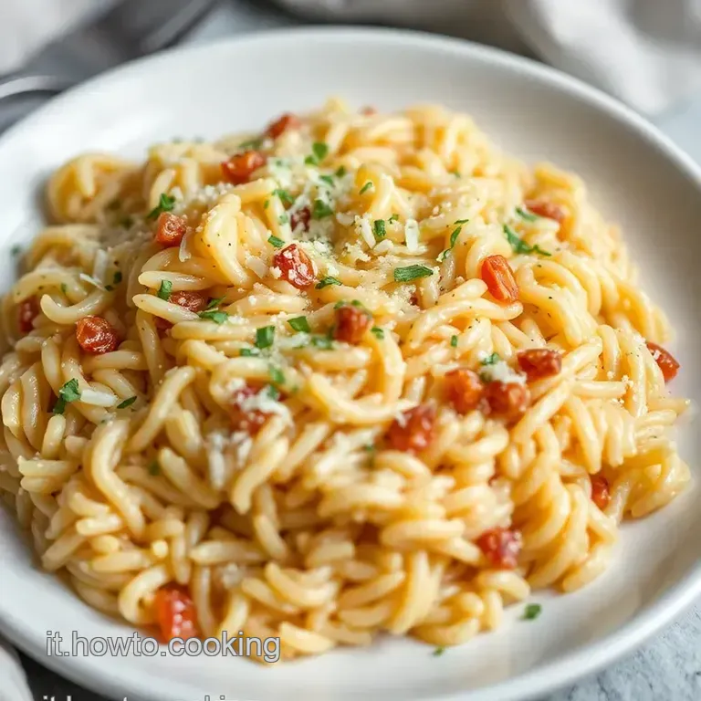 Risotto Alla Milanese Vegano presentation