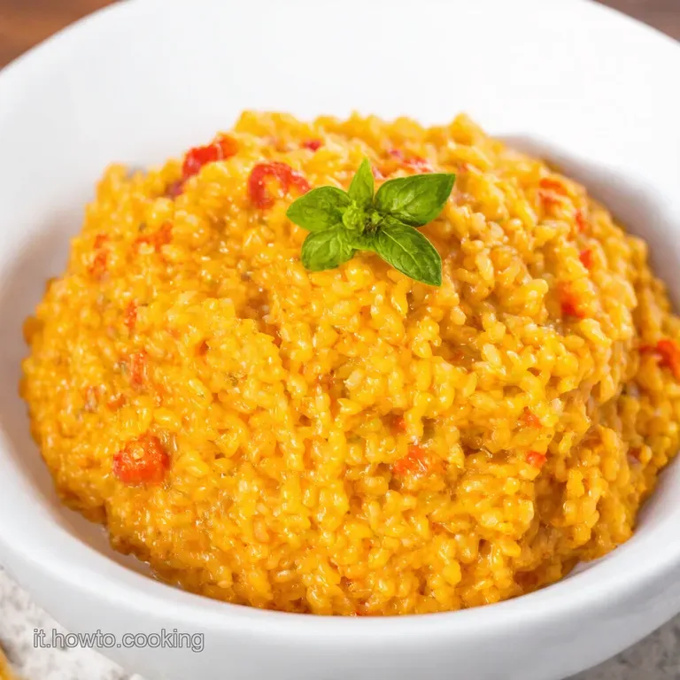 Risotto Cremoso alle Bietole Rosse e Gorgonzola
