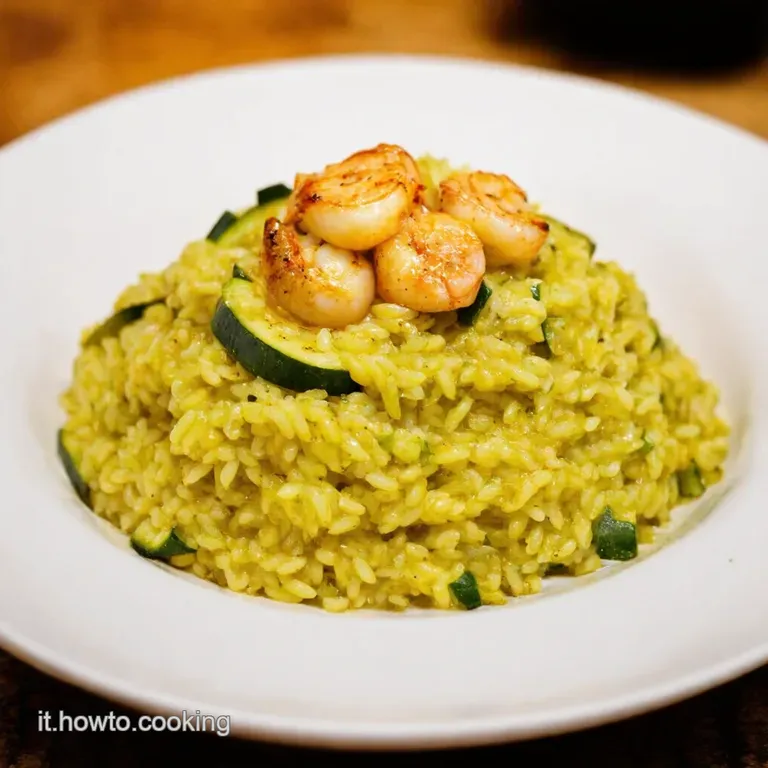 Risotto Zucchine E Gamberetti Sinfonia Destate presentation