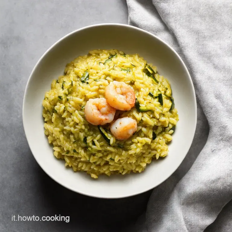 Risotto Zucchine e Gamberetti Sinfonia dEstate