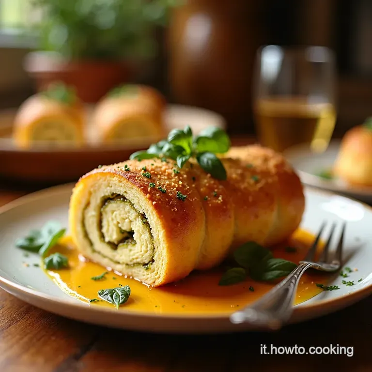 Rotolo Di Pandoro Al Pistacchio Un Sogno Siciliano presentation