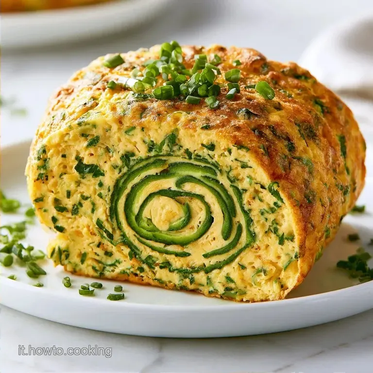 Rotolo Frittata Zucchine: Base al Forno