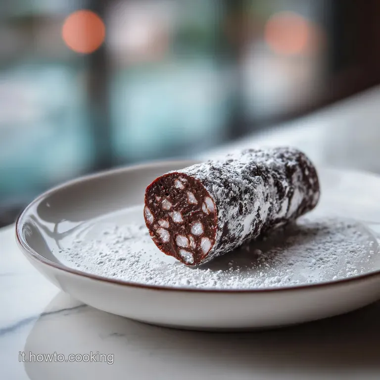 Salame di Cioccolato Ricetta Originale