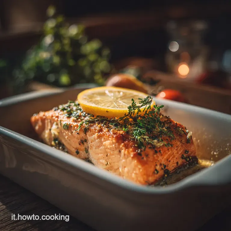 Salmone al Forno: Croccante e Vellutato