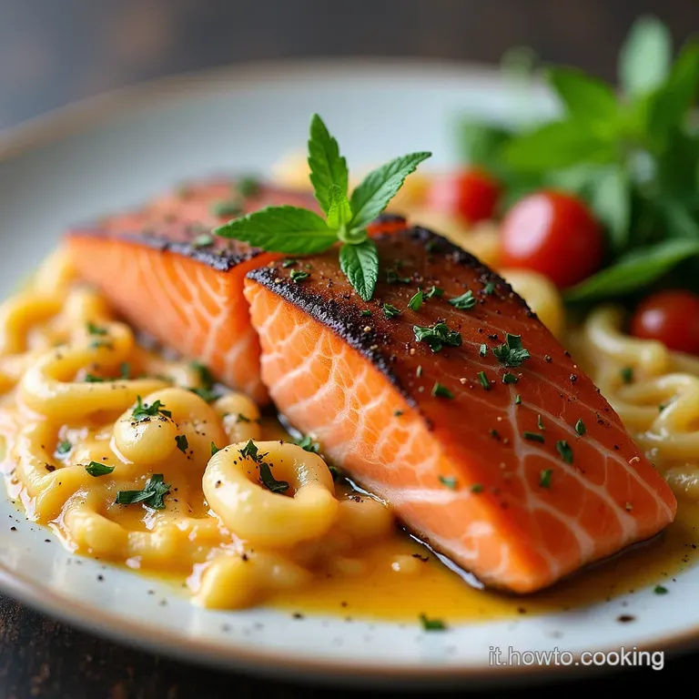 Salmone in Padella Perfetto Croccantezza Esterna e Cuore Succoso in Soli 6 Minuti