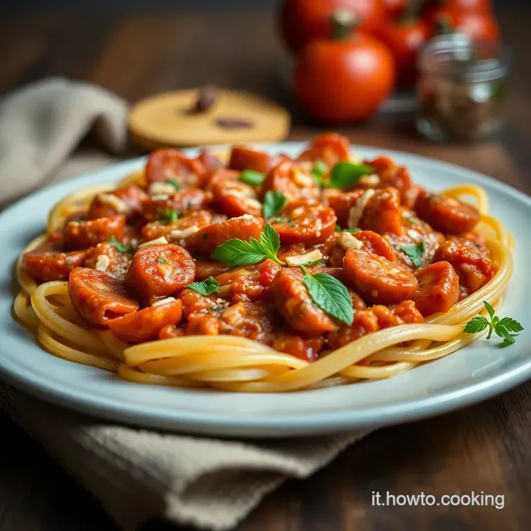 Salsiccia E Peperoni Alla Contadina presentation