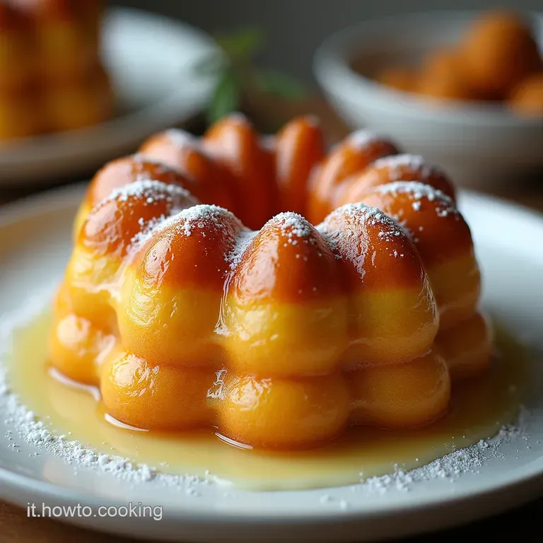 Il Savarin del Pasticcere Lievitato Soffice Bagnato al Rhum Corona di Gioia