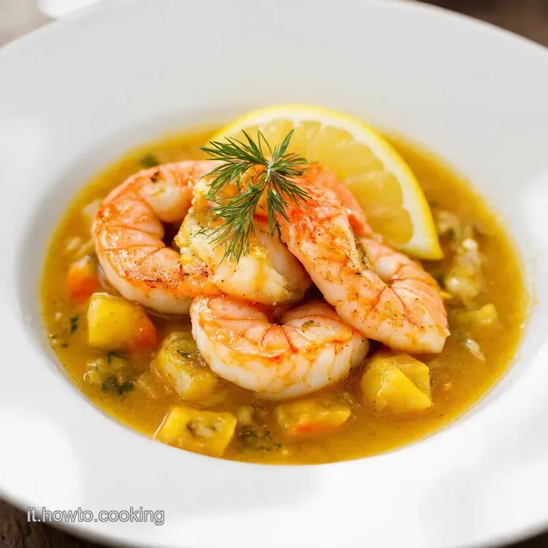 Scampi allAglio e Limone